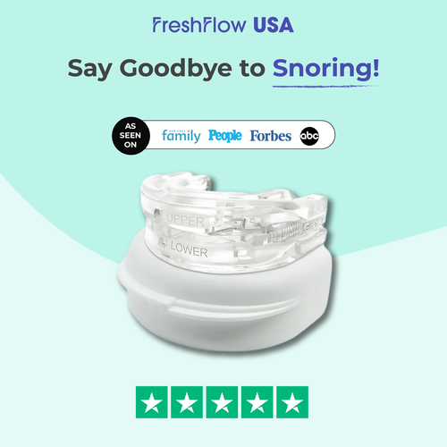 FreshFlow™ USA Adjustable Anti-Snoring Mouthpiece | Flash Sale