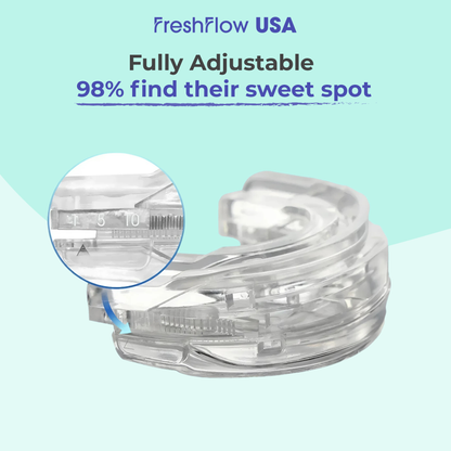 FreshFlow™ USA Adjustable Anti-Snoring Mouthpiece | Flash Sale